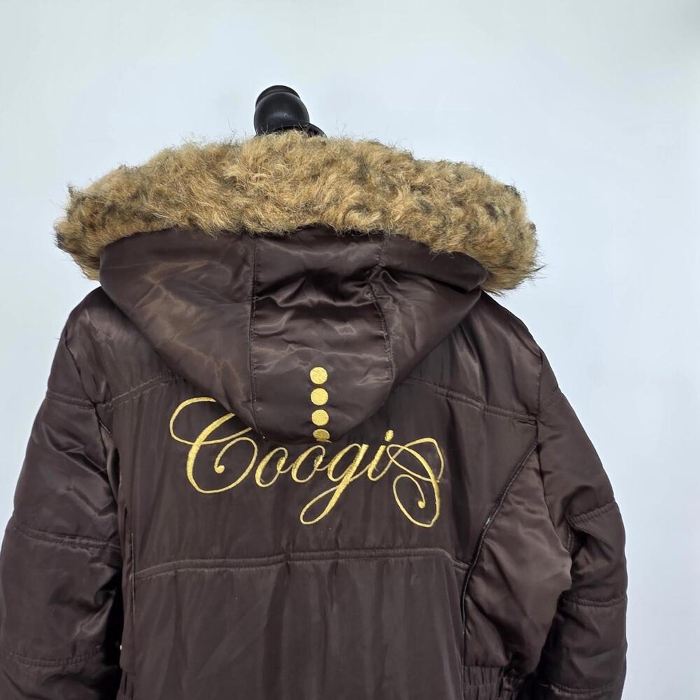 Vintage COOGI Long Brown Puffer Coat Jacket Women's 3X EUC Plus Size